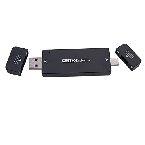 Carcasa externa para disco duro M.2 NGFF USB 3.1 Dual miniatura 1
