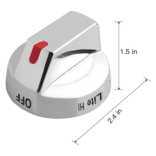[Upgraded] Dg64-00473A Gas Stove Knobs Stainless Steel Compatible With Samsung Stove Knobs, Premium Control Knobs Replacement For Stove Burner Oven. (1) #TOP3