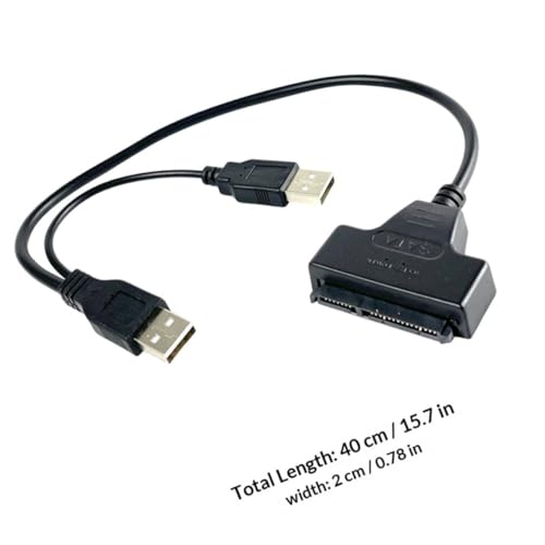 Cable adaptador Serial Ata a USB 2.0 para disco duro 2.5 pulgadas miniatura 2