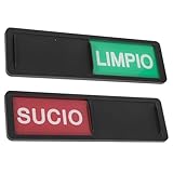 INOOMP 2 Stück Magnet Schilder Sauber Schmutzig für Waschmaschine aus Abs mit Einfacher Installation Geeignet für Haushalt und Gastzimmer zur Praktischen Reinigung