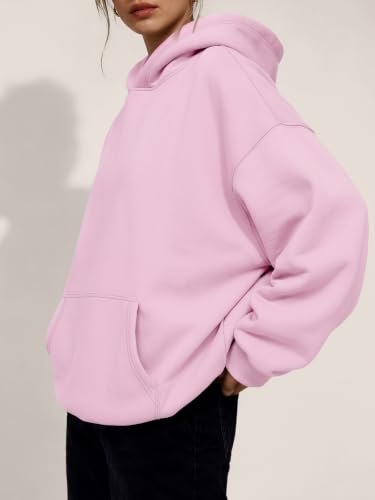 Image of Trendy Queen Women Oversized Hoodies Fall Outfits | Gentle Skin Feel, Aesthetic Drop Shoulder, Large Kangaroo Pocket, Seamless Daily Outfit Match
