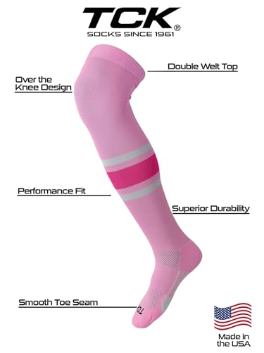 Image of TCK USA Made Over-the-Knee Socks for Baseball, Softball, & Football | Performance Athletic Socks for Boys, Girls, Men & Women