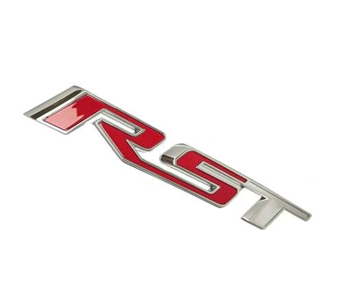 Image of Side Door Tailgate Emblem Badge 84319995 Replacement for RST 1X (Silver Red)