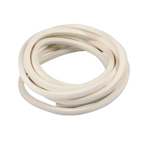 COYOUCO Foam Silicone Rubber Soft Seal Strip Square Sponge Rubber Sealing Gasket,12Mm Thickness,12Mm Width,5M Length