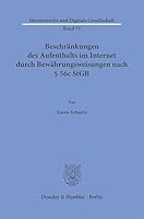 Beschr?nkungen Des Aufenthalts Im Internet Durch Bew?hrungsweisungen Nach ? 56c StGB (German Edition) 3428194098 Book Cover