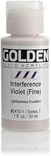 Pro-Art Golden Fluid Acrylic Paint 1 oz.-Interference Violet Fine