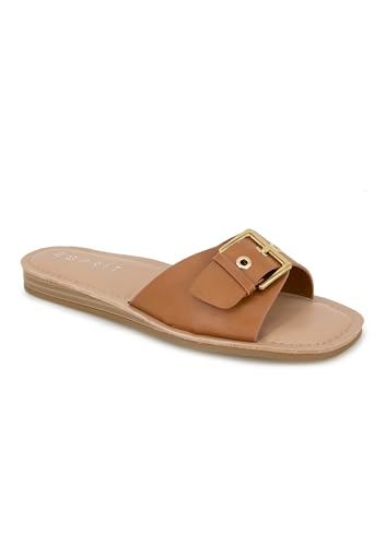 ESPRIT Lily, Sandalias deslizantes Mujer, Whisky, 38.5 EU