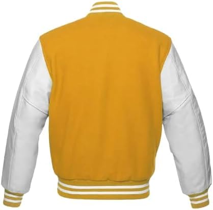 Image of Letterman Varsity Jackets for Men, Baseball Bomber Jackets, High School Letterman Jackets, Warm Wool Outerwear