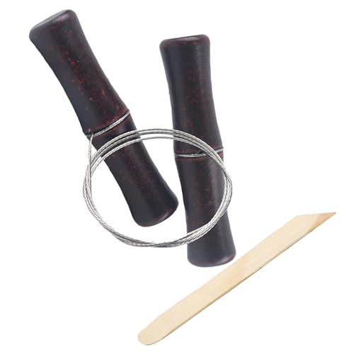 SSKHE Coupe-fil à fromage, fil de coupe pratique pour l'argile, manche en bois de qualité supérieure