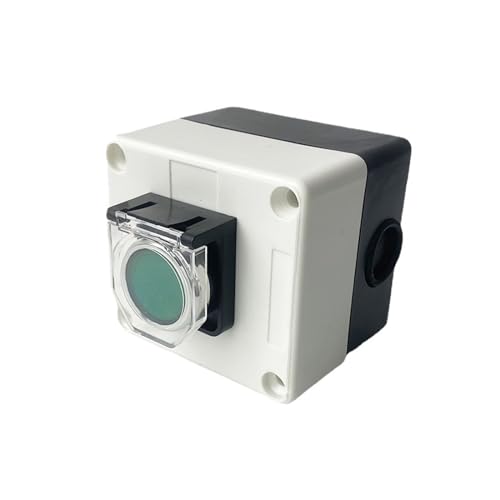 Bouton-poussoir momentané vert KLVN 22mm 1P 5A étanche IP65