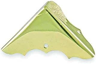 1 7/10 ininch x 1 7/10 ininch Brass Corner Brace with Polished Brass Finish,2040-1XMP4