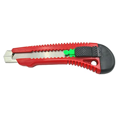 Cuttermesser Universalmesser mit Metallschiene und 18mm Abbrechklinge - 120er-Pack
