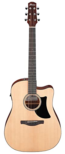 Ibanez Aad50Ce Advanced Acoustic-Electric Grand Dreadnought Spruce/Sapele Natural W/Cutaway #TOP1
