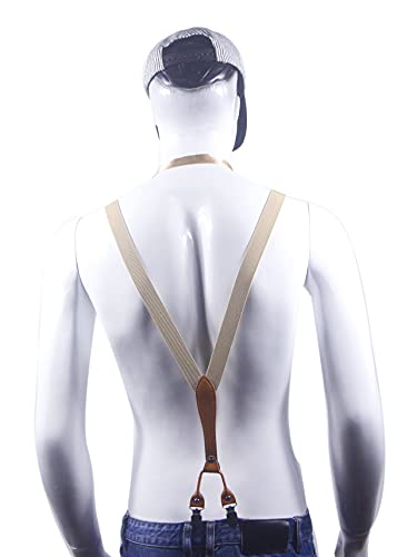 Image of Men's Suspenders Bowtie Set Elastic Y Shape Style Women's Suspenders Bowtie For Wedding&Formal Events