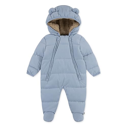 Image of Huggies Unisex Baby Sherpa Lined Footed Snow Suit