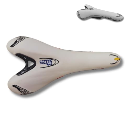 Sillín para bicicleta de carreras, de carbono, para adulto, MTB, ciclismo, cómodo, ergonómico, transpirable, blanco, para bicicleta de carretera