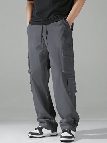 Image of Tagas Men Plus Flap Pocket Side Drawstring Waist Cargo Pants || Trousers Casual Pant || Cargo Pant || Jeans Pant || Track Pant for Man ||MC-8