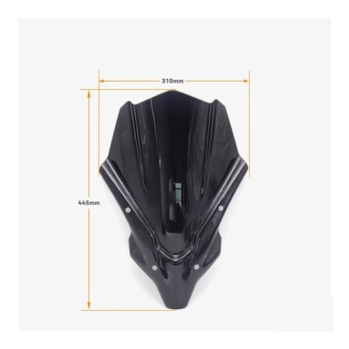 Déflecteur pare-brise moto pour MT-07 2021-2026 finition haut de gamme