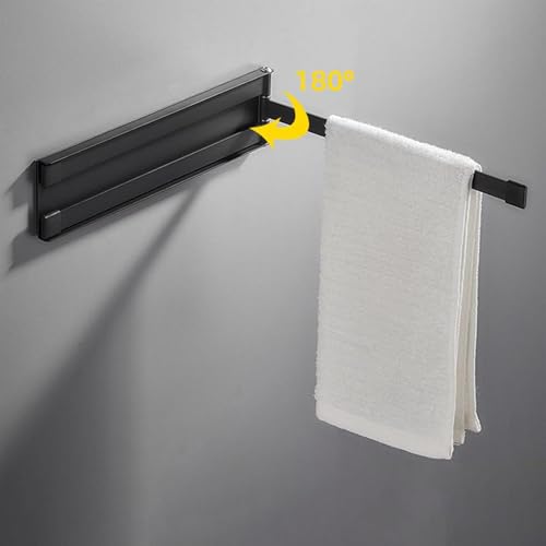 Support suspendu sans perçage étagère de rangement pliable linge - 8