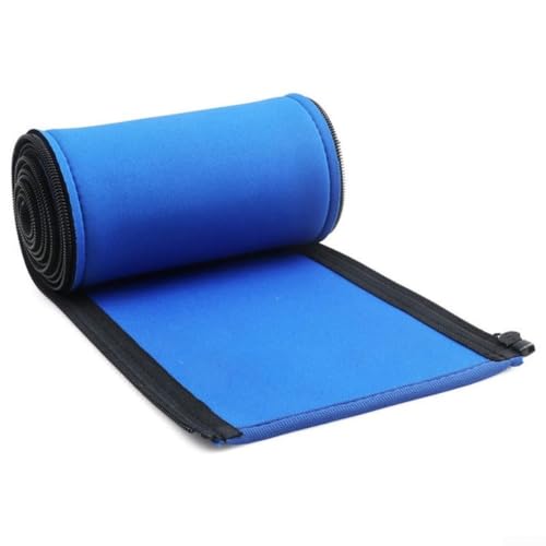 Zilimontt Copertura per ringhiera in neoprene con cerniera per corrimano piscina interrata – Copertura di sicurezza antiscivolo per bambini, anziani e disabili (1,2 m)