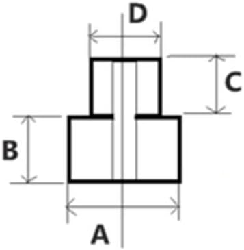 20pcs M3 Round Thimble Welding Column PCB with Solder pin nut Weld Fixed muff Brass Plated tin 8mm-12mm Bottom Diameter - (Size: M3x12mmx4.5mm)