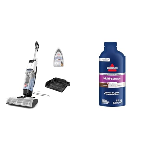 Image of BISSELL CrossWave Edge, Multi-Surface Hard Floor Cleaner Wet Dry Vacuum with Zero-Gap Edge Technology, 4111A + Bissell Multi Surface Super Concentrate, 14 0.33 Oz packets included, 4144