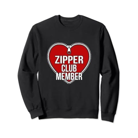 Open Heart Surgery Survivor Zipper Member Sweatshirt Cover