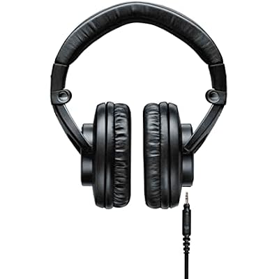 Shure SRH840 Professional Monitoring Headphones, Precisely Tailored Frequency Response and 40mm Neodymium Dynamic Drivers Deliver Rich Bass, Clear Mid-Range and Extended Highs (SRH840-BK)