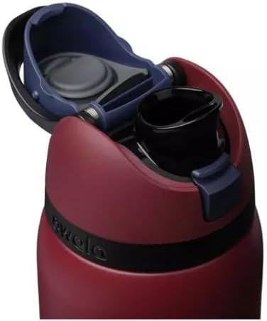 Owala 32oz FreeSip Water Bottle, Color - Burgundy Bay - Image 5
