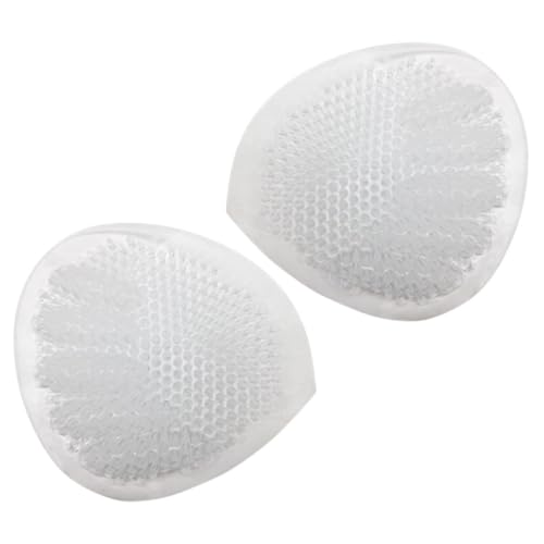 TEMPNAP Almohadillas de Sujetador de Silicona Delgadas y Transpirables para Mujer, Insertos Extraíbles Invisibles para Sujetador Deportivo, 1 Par Transparente