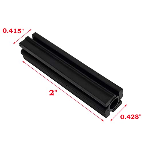 Plastic Insert For Use With 1/2" Square Hollow Baluster - Black - 25 Pack - Dh-00 #TOP2