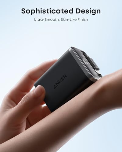 Image of Anker Nano USB C Charger Block, 35W Max 2-Port Compact Charger with Durable Built-in Anker InstaCord Retractable Cable, with iPhone 17 /16 /15 Series, iPad, and More(Black,Non-Battery)
