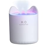 Soulagement instantané de l'air sec et capacité : la double brume produit une humidification 2 fois plus rapide que les autres humidificateurs à brume froide, vous aidant à un soulagement rapide en quelques minutes !.Fini les problèmes de congestion, de toux et de peau sèche. Le réservoir de capacité contient 4,5 L d'eau pour une brume fraîche continue jusqu'à 72 heures, pas besoin de le remplir fréquemment..humidificateurs humidificateurs pour bébé