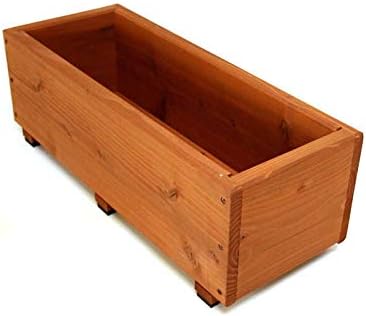 Amazon Woodpro スクエア プランター 長方形 幅595ｍｍ 奥行230ｍｍ 高さ5ｍｍ Mb ミディアムブラウン 色 木製 国産 Diy 工具 ガーデン