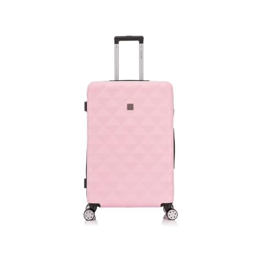 Mala de Viagem Madrid Rígida 360° Santino - ABEV501G (Pink)