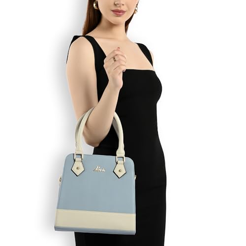 Image of Lavie Women's Pastel Roxie Small Satchel Bag | Satchel Handbag for Work | Ladies purse | Stylish Shoulder Bag | Gift for Women