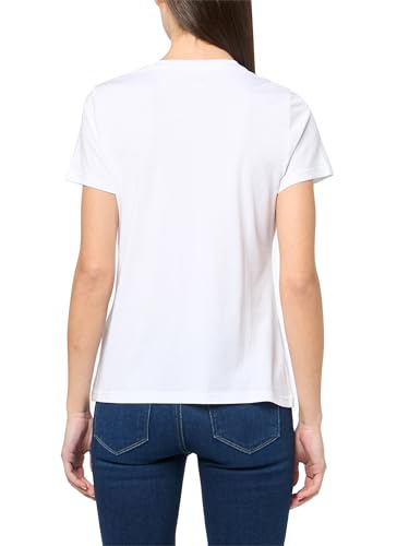 Image of DKNY Women's Short Sleeve V-Neck Mesh Ruched Knit Top