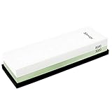 3Dimage Whetstone 2-IN-1 Sharpening Stone 3000/8000 Grit Whaterstone, Rubber Stone Holder Includedd