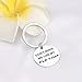 AKTAP Funny PHD Graduation Gift Doctorate Student Graduate Keychain Don’t Make Use Me Phd Voice Learned Scholar Graduate Gift (PHD Keychain)