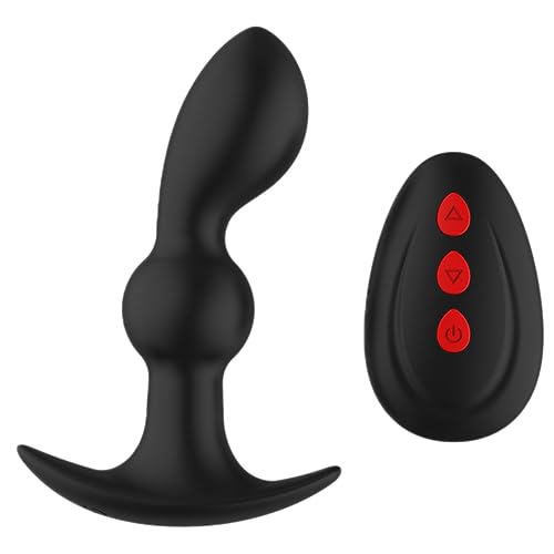 Silent Vibrating Bouchon Anal Pour – vibrateur Anal Pour Femmes et Hommes, godemichet Anal avec télécommande, masturbateur, jouets sexuels exotiques, Machine sexuelle