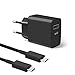 45W USB C Ladegerät 2 Port für Samsung Schnellladegerät 2.0 für Samsung Galaxy S24 Ultra,S24+,S24,S23 Ultra,S22 Ultra,A15,A55,Z Fold 6,Tab S9,Google Pixel 9,Gcstnn PPS PD3.0 mit 2M 5A Type-C Ladekabel Ort mit günstig Kaufen-45W USB C Ladegerät 2 Port für Samsung Schnellladegerät 2.0 für Samsung Galaxy S24 Ultra,S24+,S24,S23 Ultra,S22 Ultra,A15,A55,Z Fold 6,Tab S9,Google Pixel 9,Gcstnn PPS PD3.0 mit 2M 5A Type-C Ladekabel