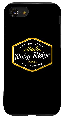 Remember Ruby Ridge 1992 2A Lover I Will Not Comply �X�}�z�P�[�X iPhone SE (2020) / 7 / 8 �p
