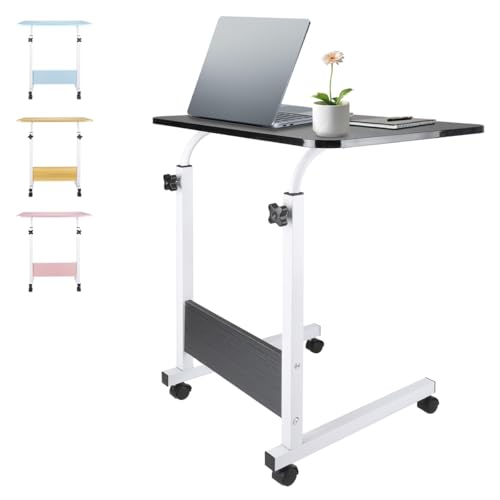Lista de Escritorio para Tareas favoritos de las personas. 45 SELECTSHOP Mesa Pupitre Escritorio Portátil Movil para Laptop Solido Estable Mesa para Laptop Escritorio De Computadora Escritorio De Pie Altura Ajustable con Ruedas Home Office...