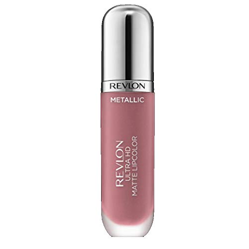 Revlon Ultra Hd Metallic Matte Lip Color, Glam 680 { 2 Pack }