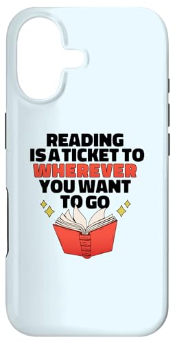 Reading Is A Ticket to Go to Go Reader Meme �X�}�z�P�[�X iPhone 17 �p