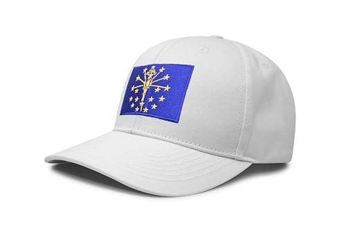 Image of International Tie State Hat for Men and Women, Adjustable Snapback Trucker Baseball Cap with Embroidered Patch