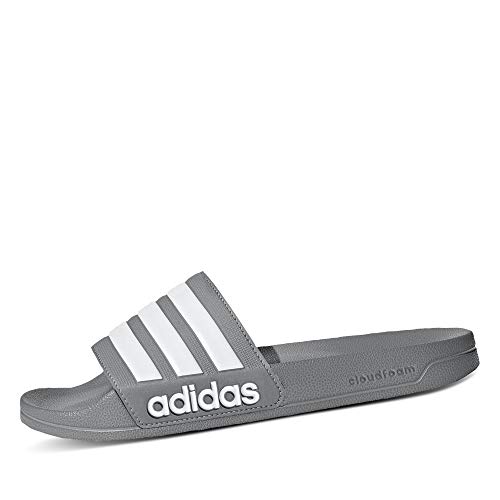 Image of adidas Women ADILETTE SHOWER Synthetic Swim Slide FTWWHT /GOLDMT /BOGOLD | LUT50