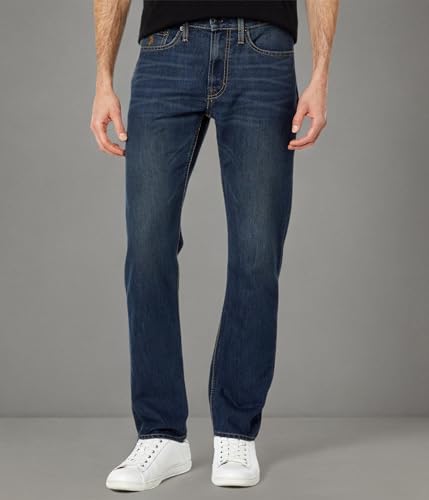 U.S. POLO ASSN. (3008 Stretch Slim Straight Five-Pocket Denim Jeans - Jeans for Women - Zip Fly Button Dark Wash Denim 38 302