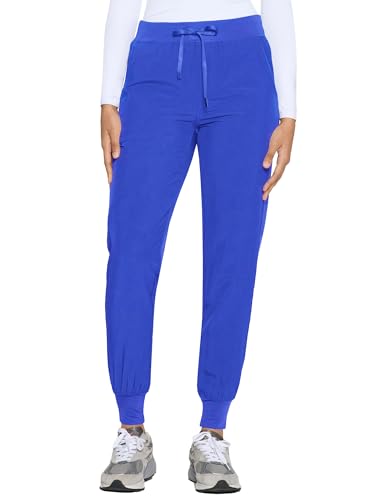 Image of COZYFIT Womens Scrub Pants - Soft Stretch Yoga Style with 5 Pockets, Slim Fit Jogger Scrubs Pants for Women