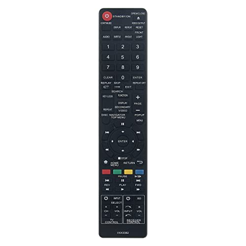 New VXX3382 Remote Control Replacement